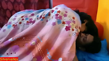 Desi red-hot bhabhi pummeling under couch with devor! Romantic lovemaking