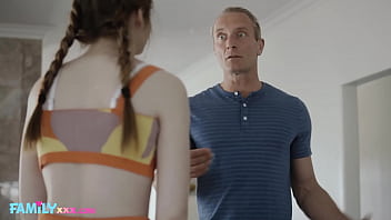 Teenage Stepdaughter Proves She Can Deep-throat It Excellent (Reese Robbins)