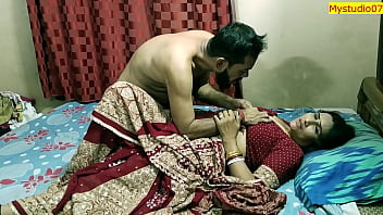 Indian hardcore mummy bhabhi real fuckfest with spouse close friend! Clear hindi audio