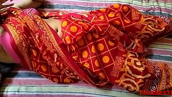 Crimson Saree Sonali Bhabi Orgy By Local Man ( Official Flick By Localsex31)