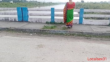 Green saree Indian Desi Village Bengali Drill ( Official Vid By Localsex31)