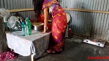 Crimson Saree Adorable Bengali Boudi hump (Official vid By Localsex31)