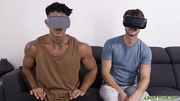 2 hetero hottest buddies Kenzo Alvarez and Benjamin Blue coax themselves that it would be good if they masturbated off side by side