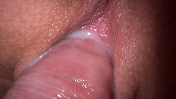 Extraordinary close up white pearly screw with friend's gf