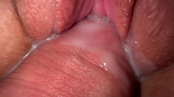 Close up pummel with my cock-squeezing teenager stepsister