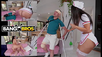 BANGBROS - Johnny Enjoy Hijacks His Ailing Bodacious Mexican Nurse Violet Myers